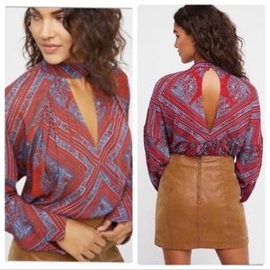 NWT Free People Walking On A Dream Tunic Top XS